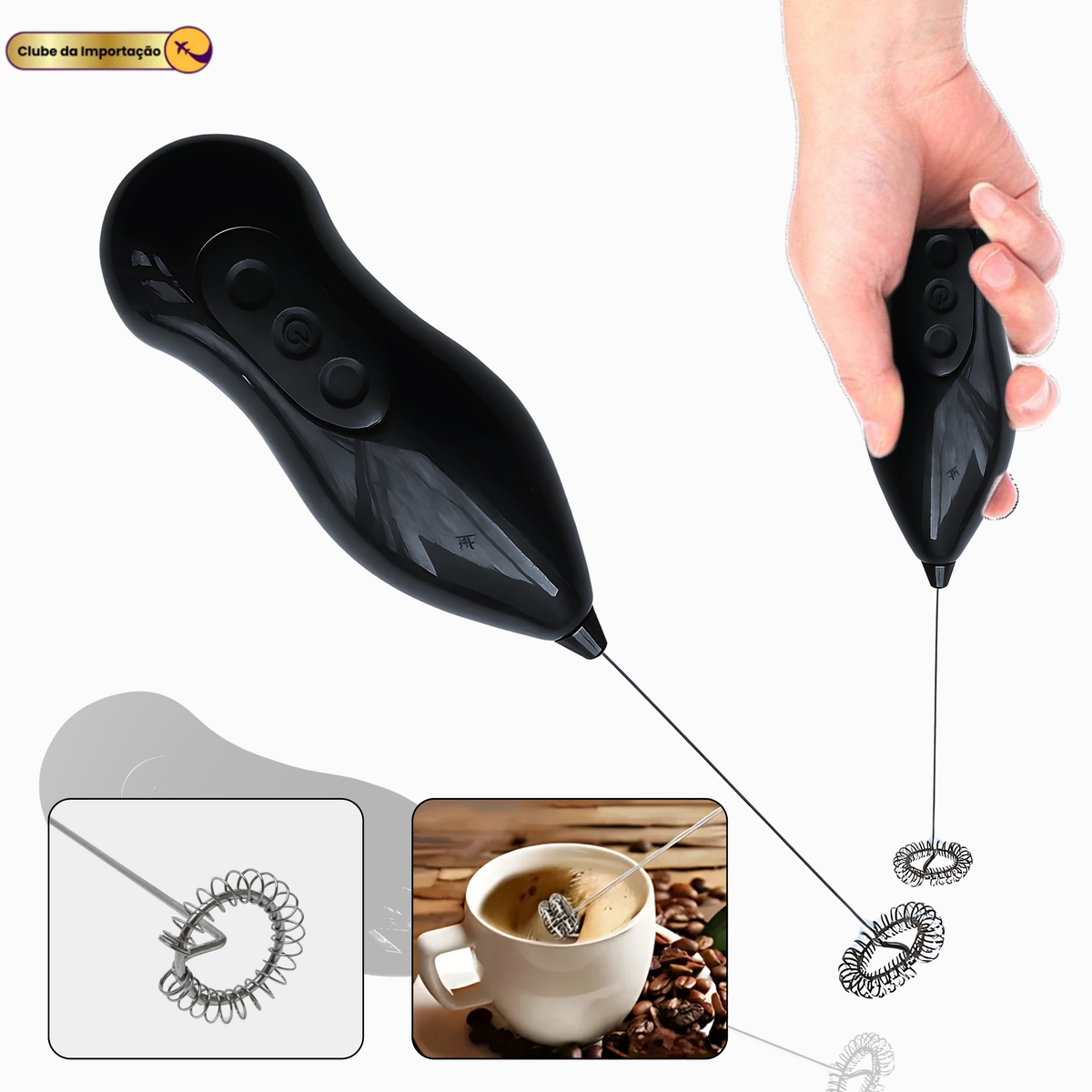 Mini Mixer TurboChef – Leve, Potente e Prático para o Seu Dia a Dia!