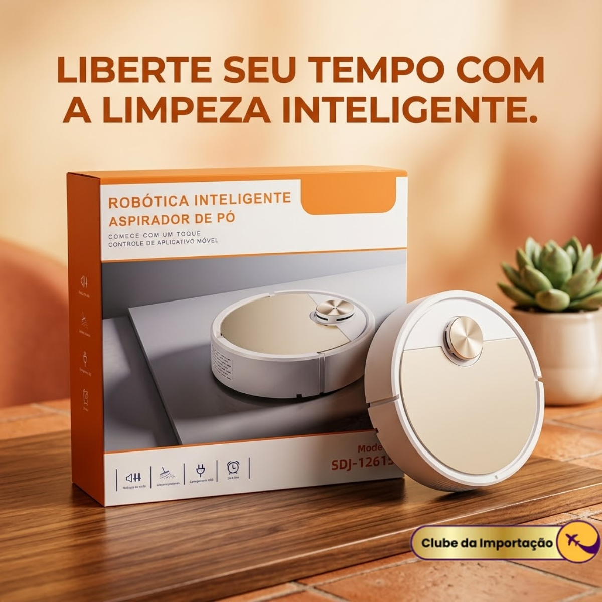 ROBO INTELIGENTE ASPIRADOR DE PÓ