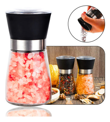 Moedor De Pimenta Manual De Cozinha Aço Inoxidável