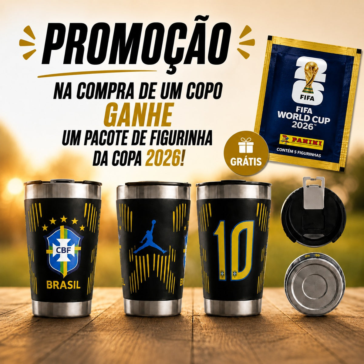 COPO TERMICO SELEÇÃO BRASILEIRA
