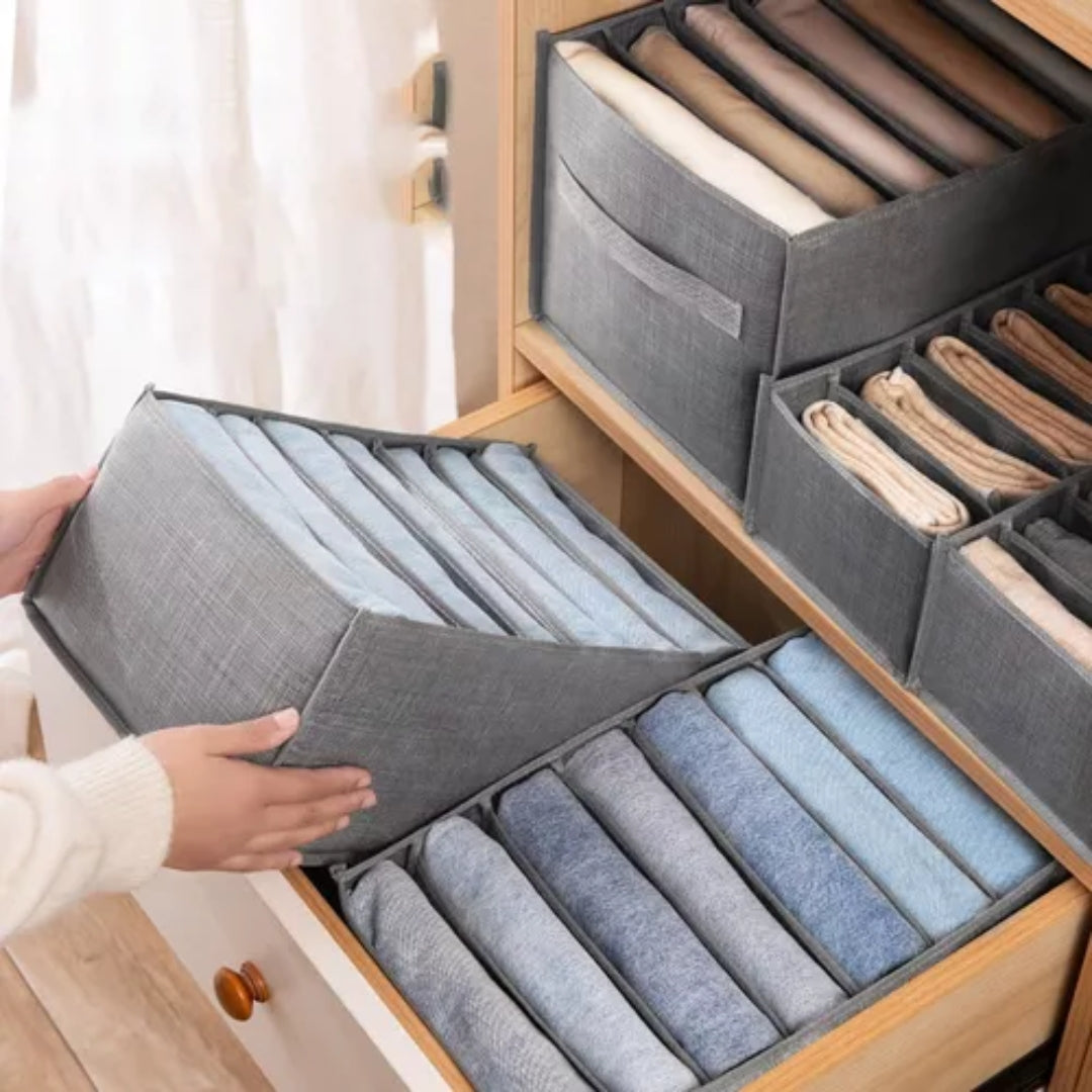 Organizador de Gaveta com Divisórias para Guarda-Roupa