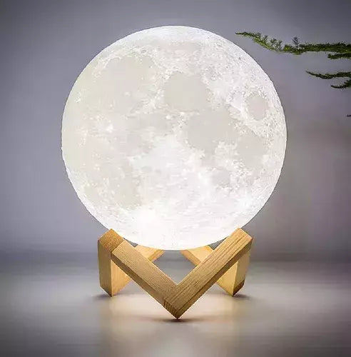 Umidificador de Lua 3D com Iluminação LED