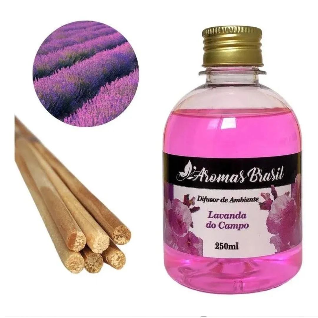 Difusor de Aromas Brasil 250ml – Perfume Sofisticado para Transformar Seu Ambiente