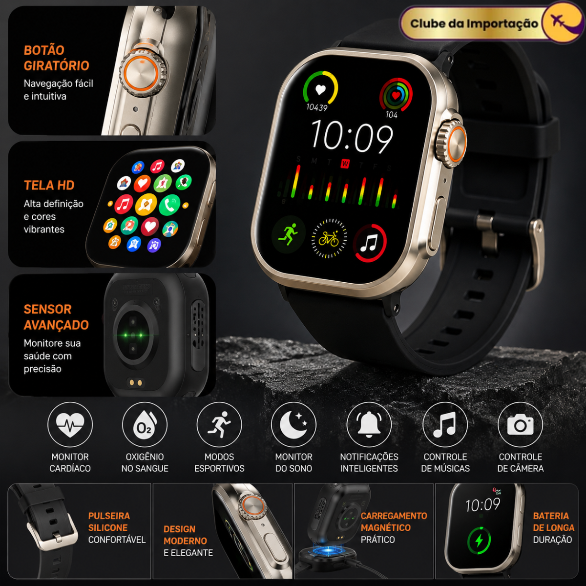 SMARTWATCH REVENGER 7+1 RG-W64