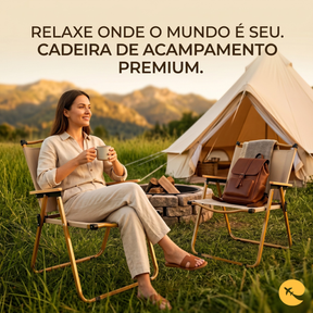 CADEIRA CAMIPING DOBRAVEL BEGE