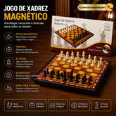 Jogo Xadrez 32 Peças Magnetico