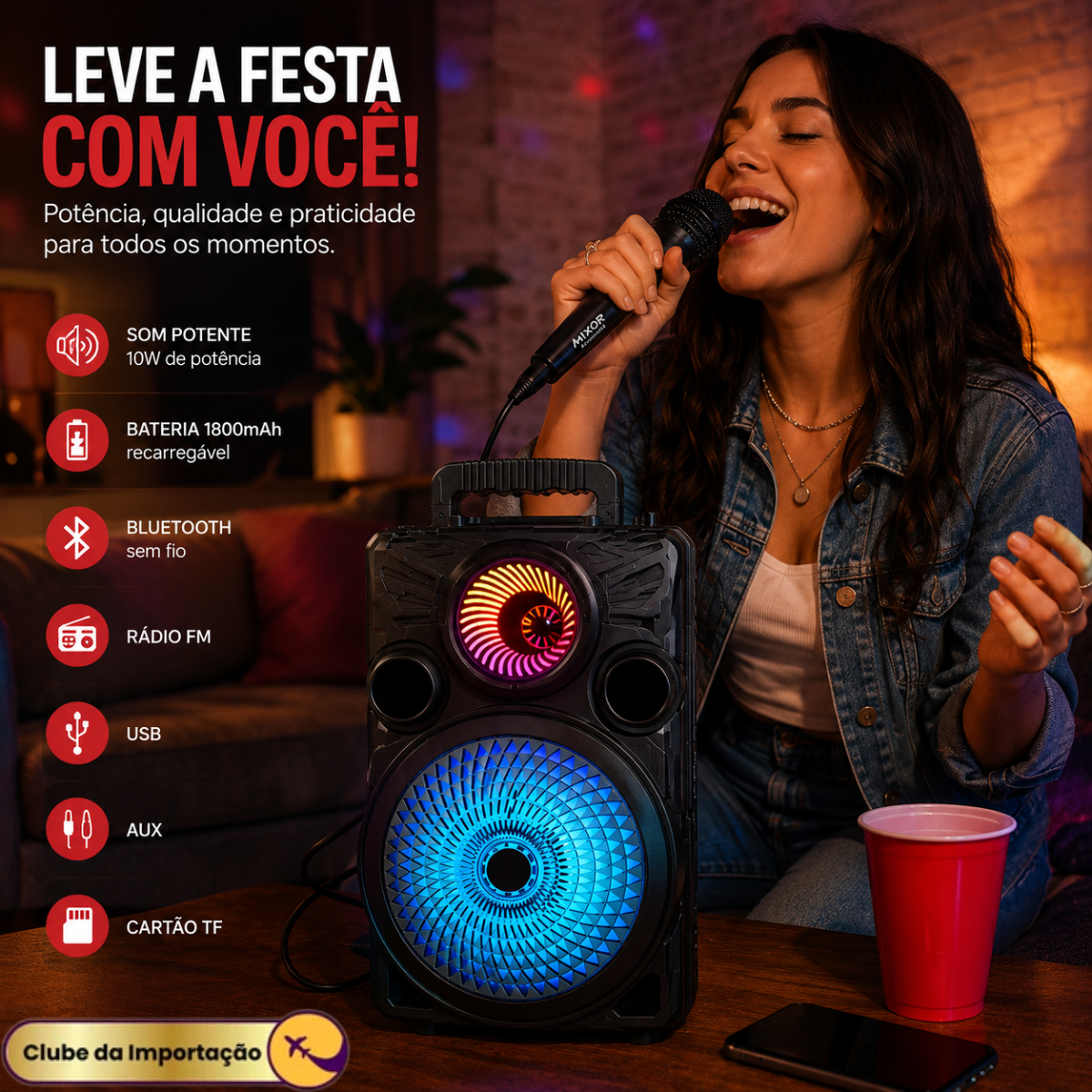 CAIXA DE SOM MIXOR