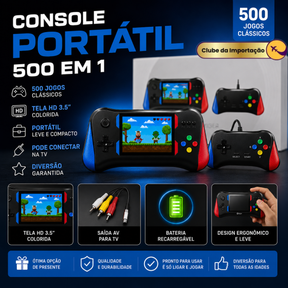 MINI VIDEOGAME PORTATIL 500EM1