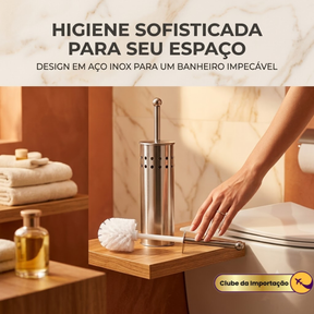 ESCOVA SANITARIA AÇO INOX