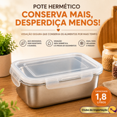 POTE HERMÉTICO AÇO INOX  1,8L