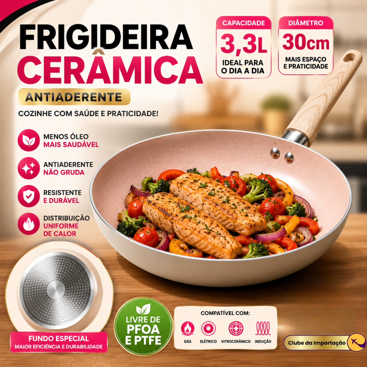 FRIGIDEIRA 3,3L 30CM