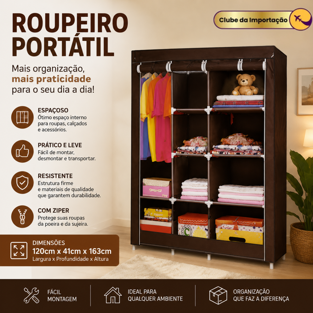 ROUPEIRO PORTATIL