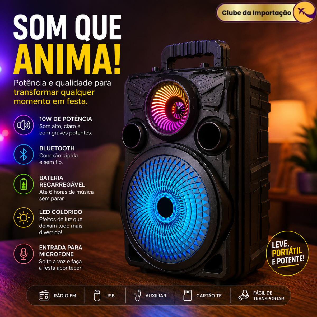 CAIXA DE SOM MIXOR