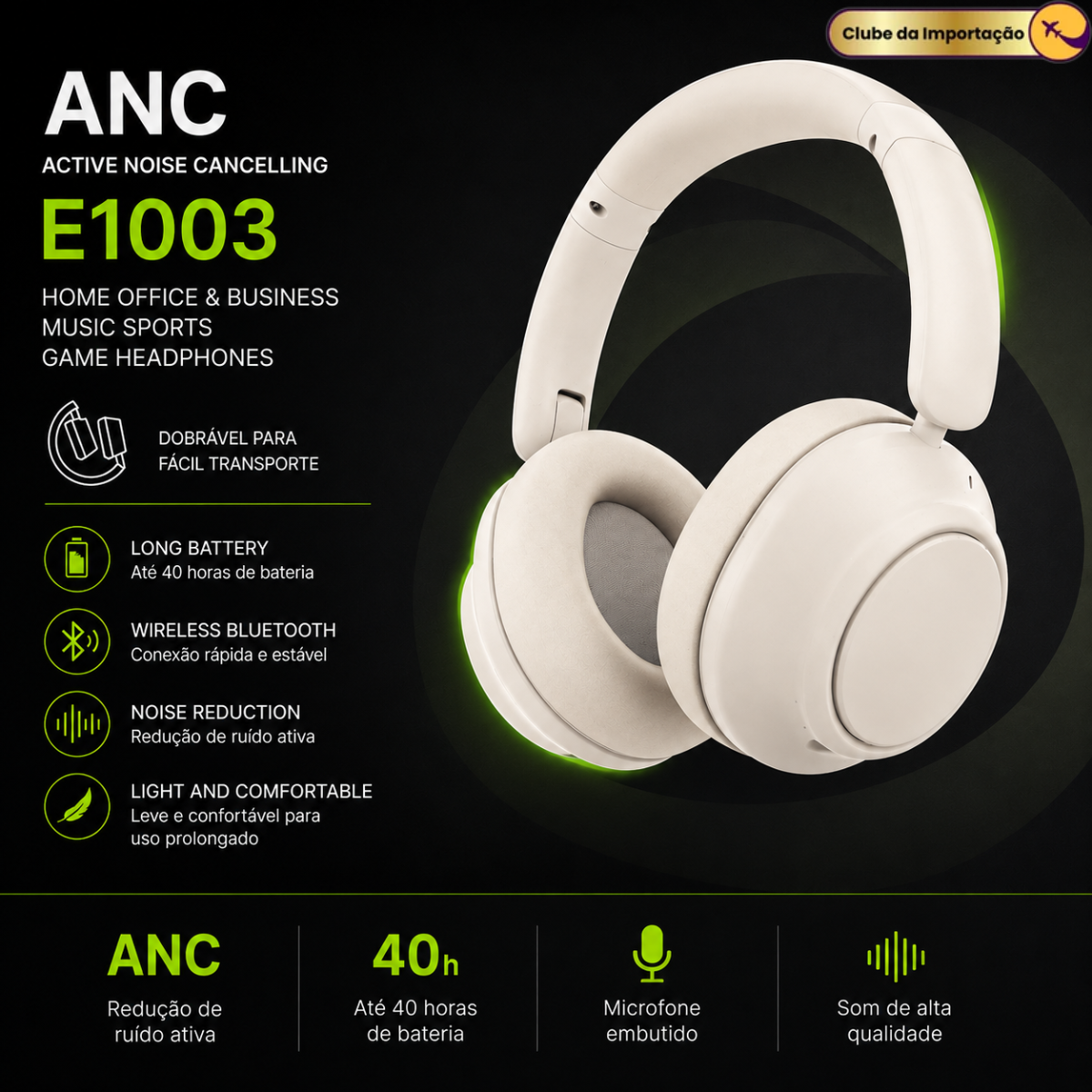 FONE DE OUVIDO E1003