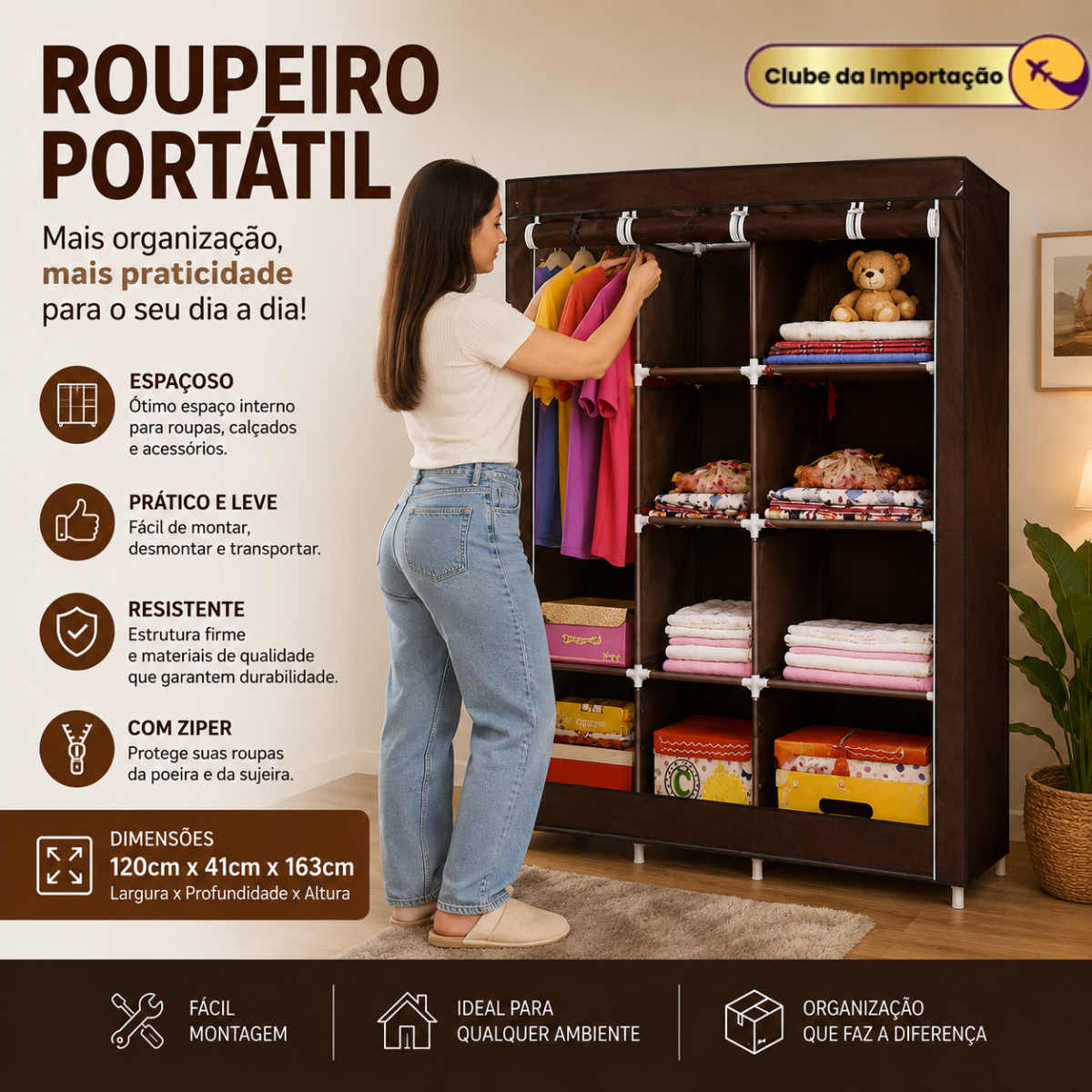 ROUPEIRO PORTATIL