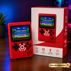MINI VIDEOGAME PORTATIL 400 JOGOS