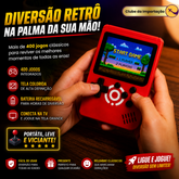 MINI VIDEOGAME PORTATIL 400 JOGOS