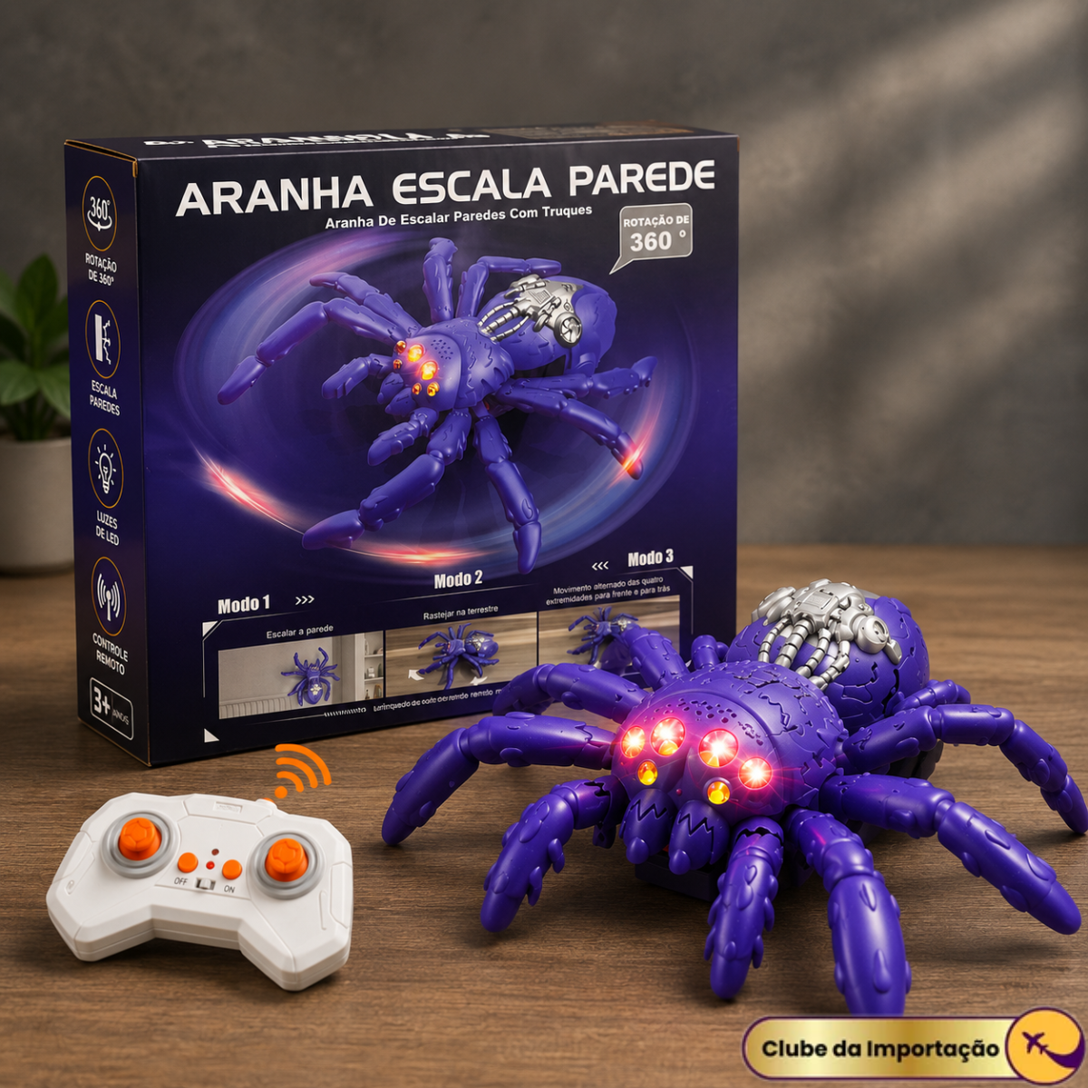 ARANHA ESCALA PAREDE