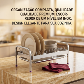 ESCORREDOR DE LOUÇAS UNIVERSAL AÇO