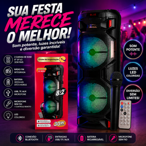 Caixa de Som Portátil Festa 30Watts