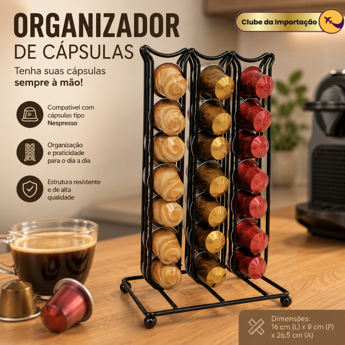 PORTA CAPSULA DE CAFÉ