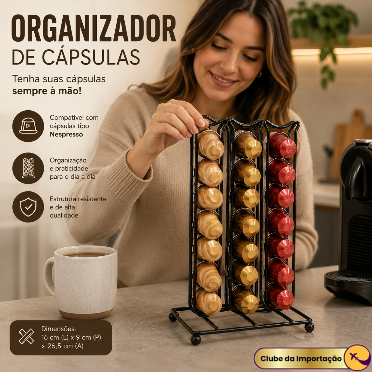 PORTA CAPSULA DE CAFÉ
