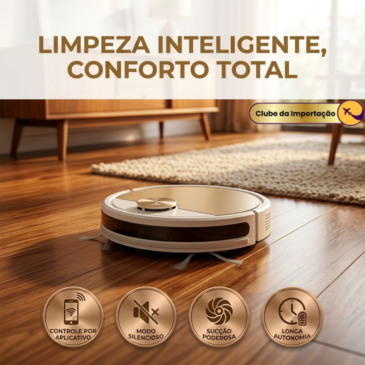 ROBO INTELIGENTE ASPIRADOR DE PÓ