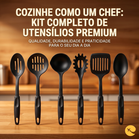 KIT UTENSÍLIOS DE COZINHA 6 PEÇAS