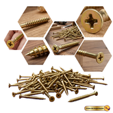 Parafuso Philips Cabeça Chata 100 pcs  3,5mm x 25mm