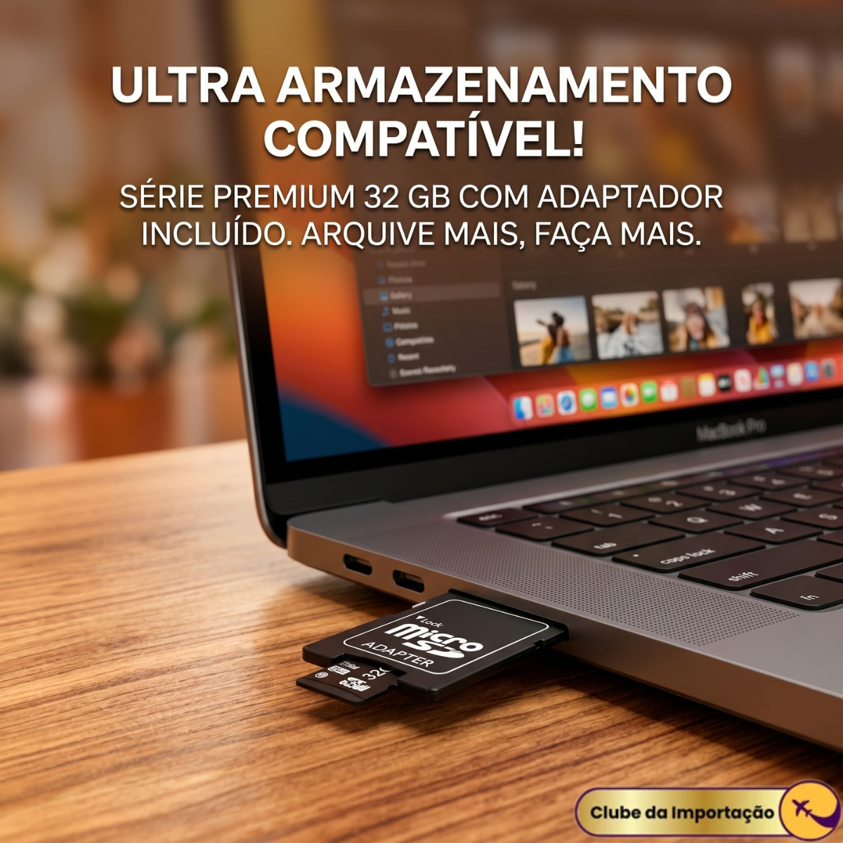 CARTAO DE MEMORIA + ADAPTADOR 32 GB