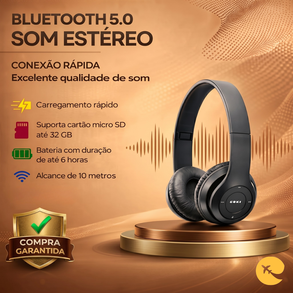 Fone De Ouvido LEF-1000