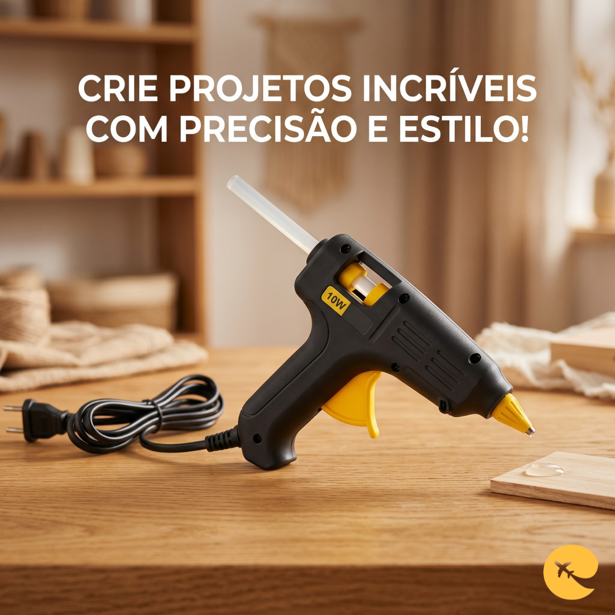 Pistola de cola quente 10W