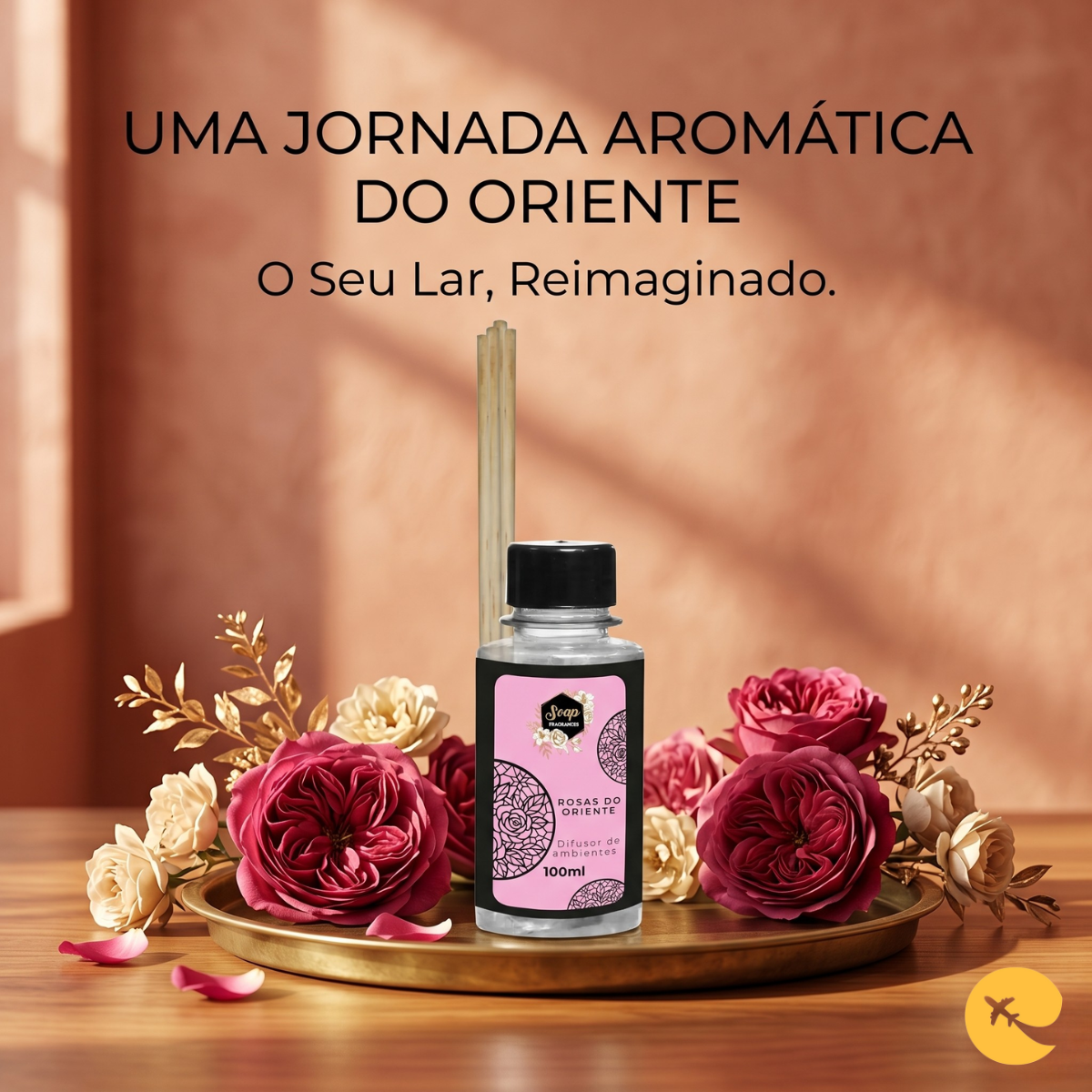 DIFUSOR SOAP 100 ML - ROSA DO ORIENTE