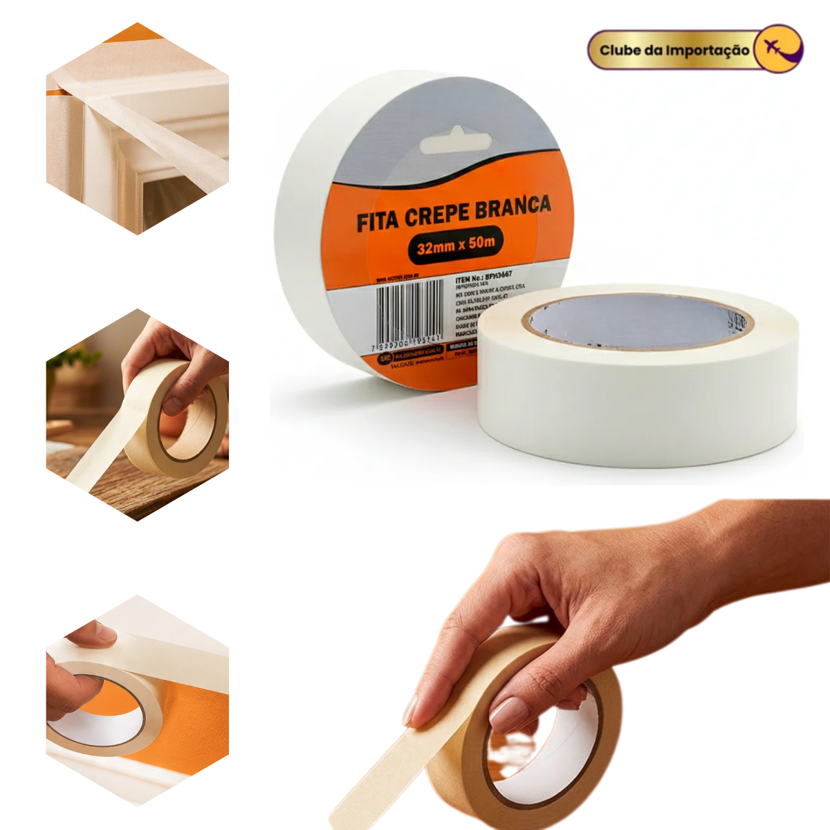 FITA CREPE 32mm x 50m