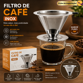 FILTRO DE CAFÉ INOX