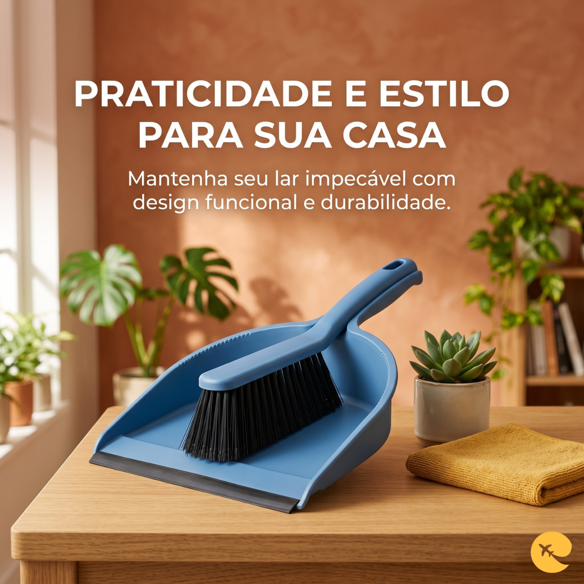 ESCOVA E PÁ 30X21CM
