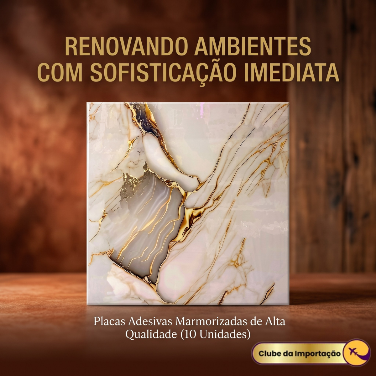 PAPEL DE PAREDE AUTOADESIVO 60X60CM