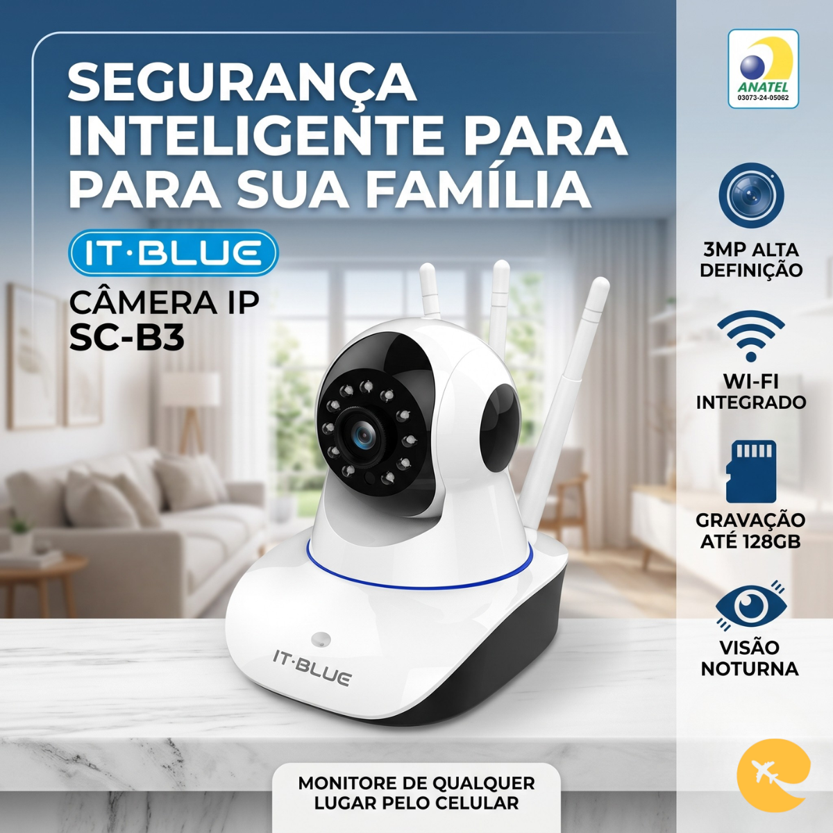 CAMERA IP IT BLUE