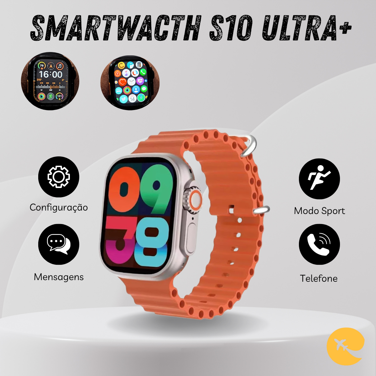 RELOGIO INTELIGENTE S10 ULTRA