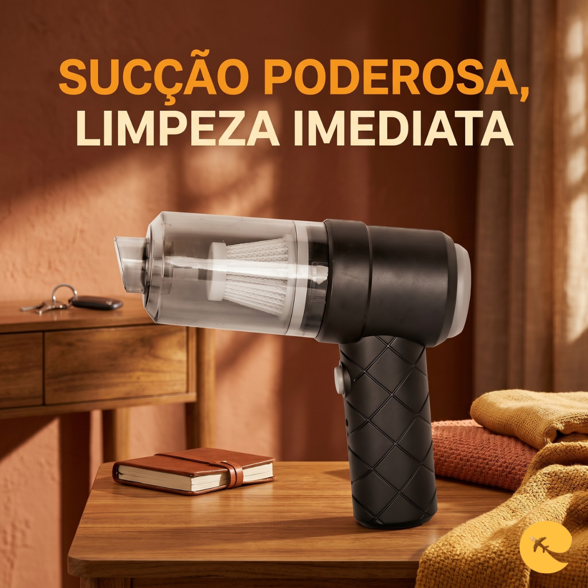 Aspirdor de Pó Elétrico Portatil