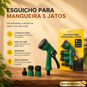 Esguicho Para Mangueira 5 Jatos
