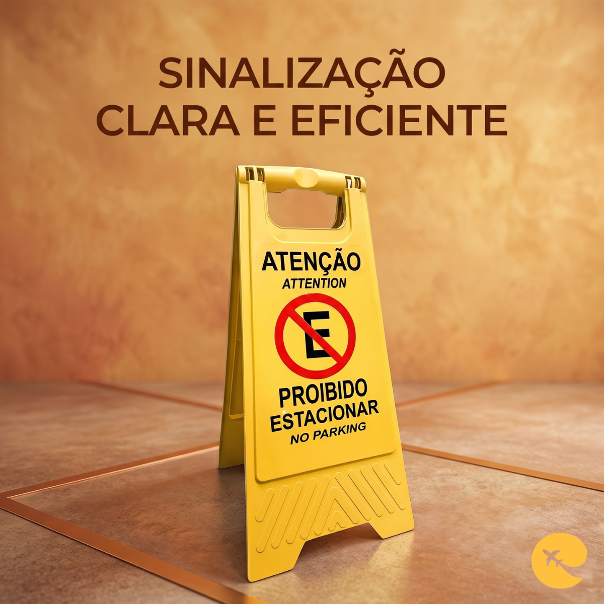 PLACA PROIBIDO ESTACIONAR