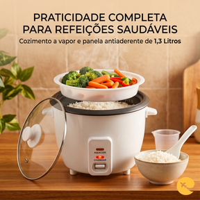 PANELA DE ARROZ ELETRICA 1,3L Branca