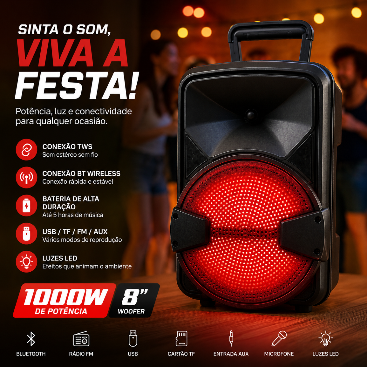 CAIXA DE SOM CANCUN