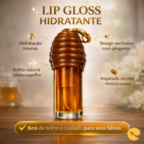 GLOSS LABIAL LIP HONEY CHAVEIRO FAVOR BEAUTY