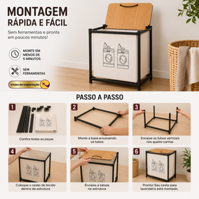 CESTO PARA LAVANDERIA
