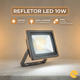 Refletor Led 10W 6500K Bivolt