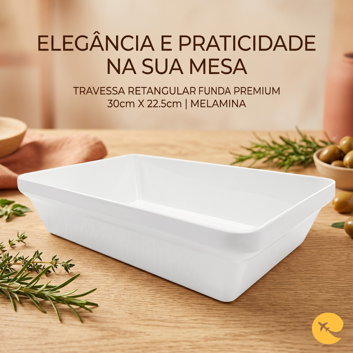 TRAVESSA RETANGULAR FUNDA