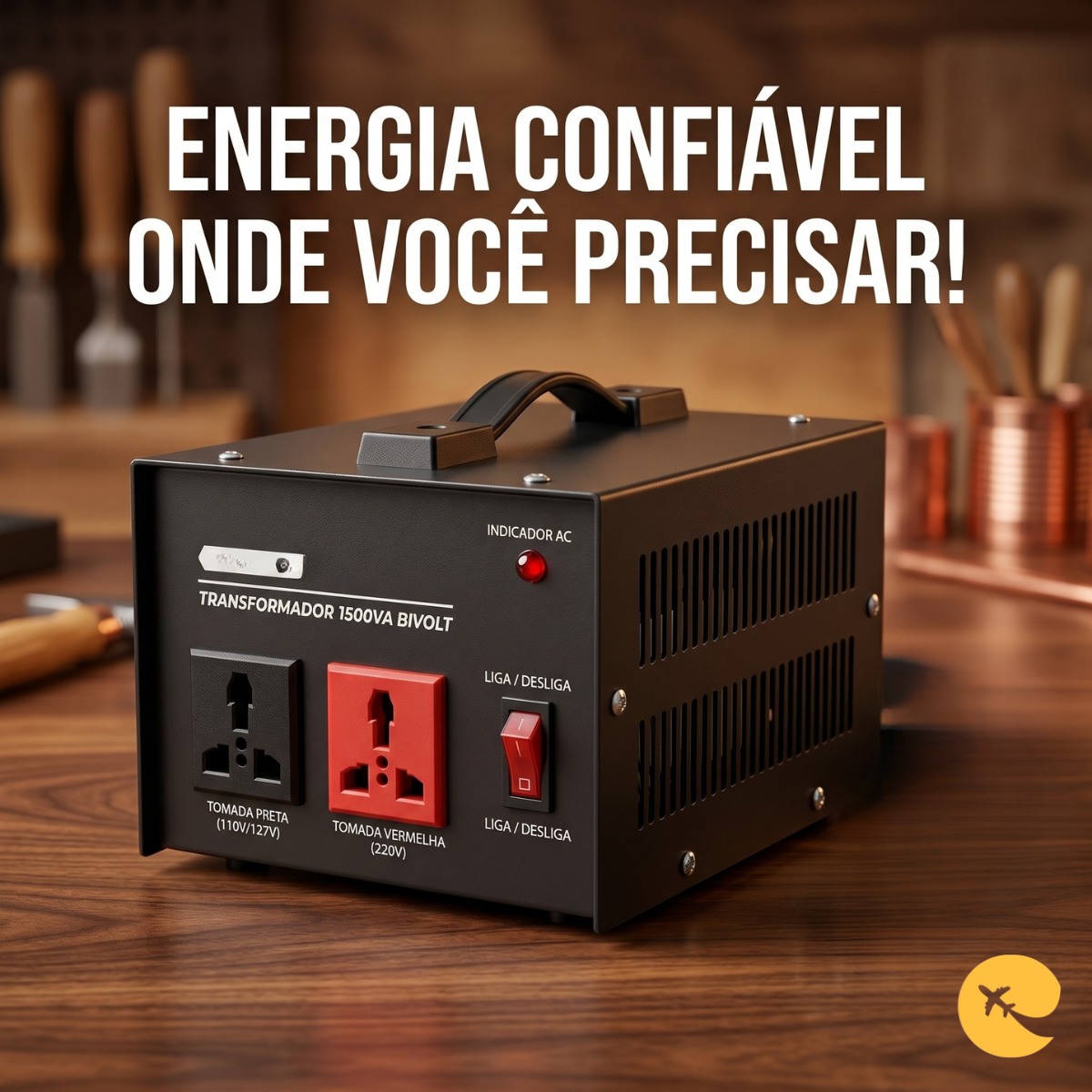 TRANSFORMADOR 1500VA BIVOLT