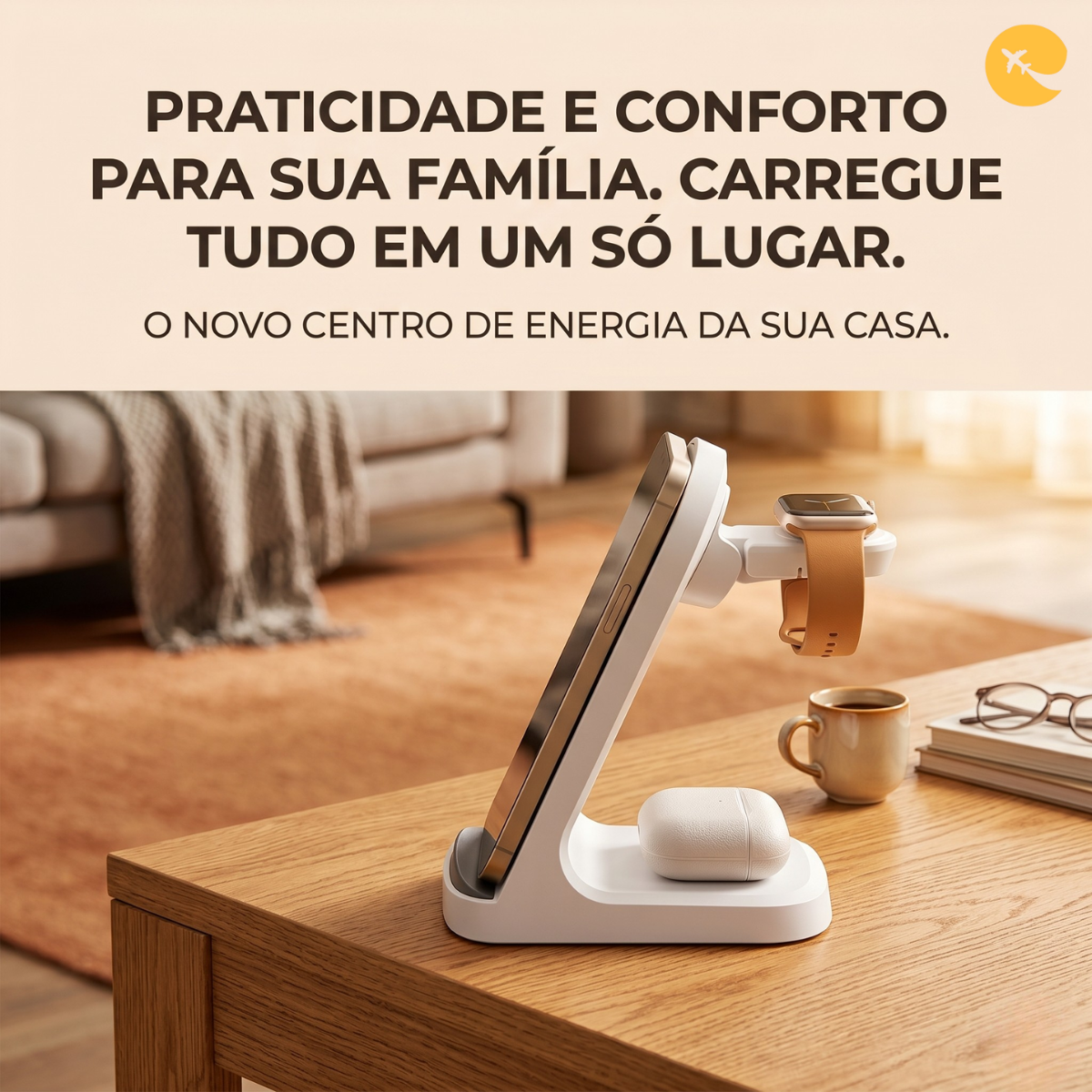 CARREGADOR 3 EM 1
